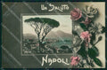 Napoli Città Saluto da Veduta Generale Vesuvio Foto cartolina MX6344 – fronte