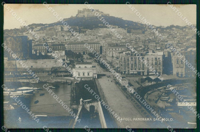Napoli Città Veduta Generale da Molo Ragozino Foto cartolina MX6354 – fronte