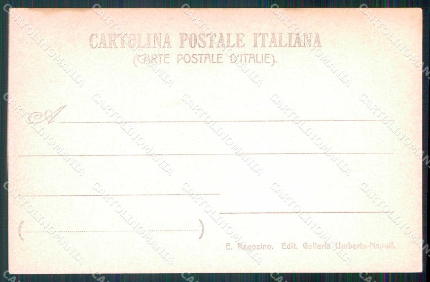Napoli Città Veduta Generale da Molo Ragozino Foto cartolina MX6354 – retro