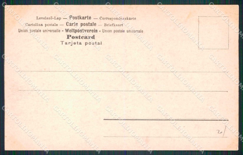 Napoli Città Porto con Barche Foto cartolina MX6369 – retro