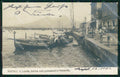 Napoli Città Santa Lucia Barca Pescatori Vesuvio Foto cartolina MX6372 – fronte
