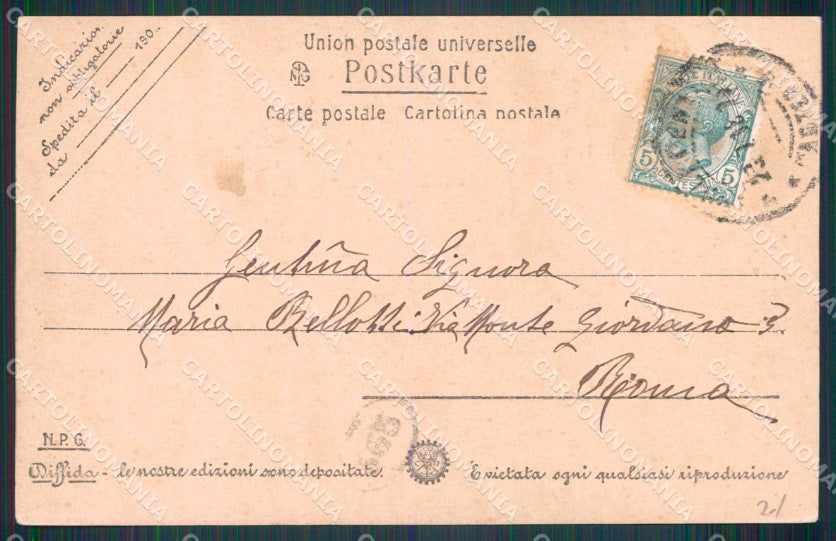 Napoli Città Piedigrotta NPG Foto cartolina MX6373 – retro