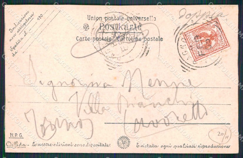 Napoli Città Via Roma NPG Foto cartolina MX6376 – retro