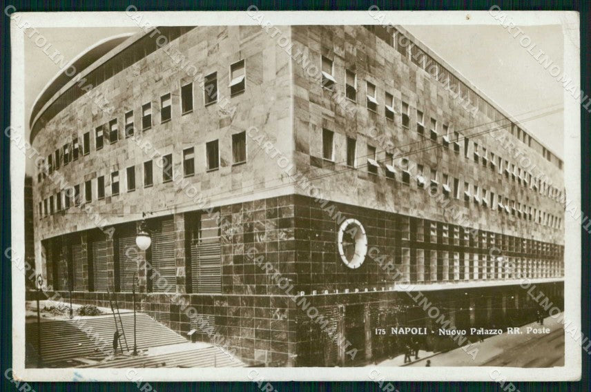 Napoli Città Nuovo Palazzo Poste Telegrafi Foto cartolina MX6381 – fronte