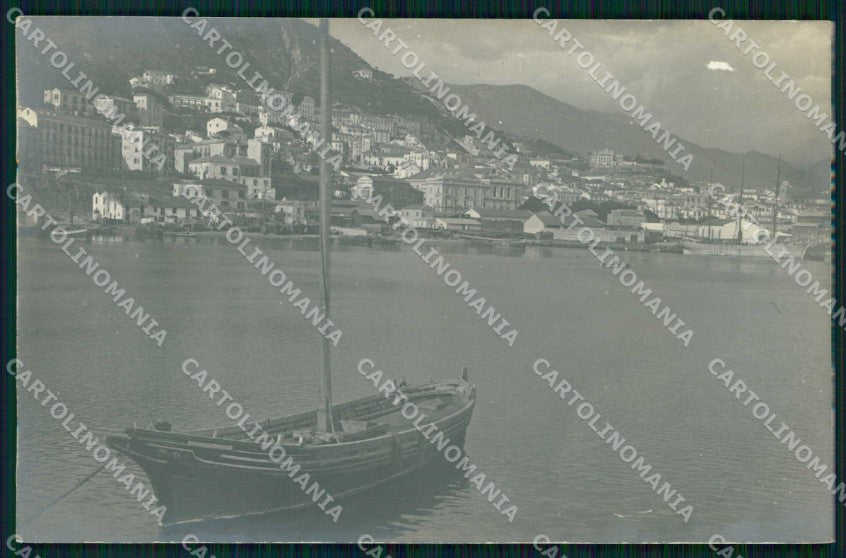 Napoli Città Veduta Generale dal Mare Barca Foto cartolina MX6426 – fronte