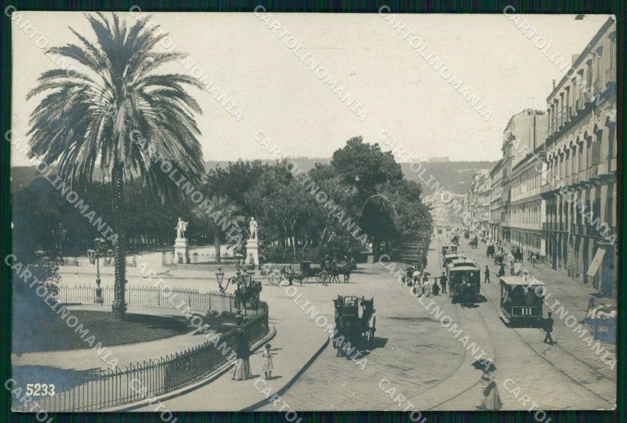 Napoli Città Via Litoranea Tram Foto cartolina MX6433 – fronte