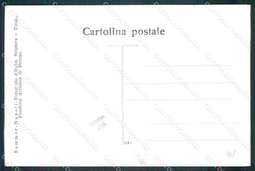 Napoli Città Via Litoranea Tram Foto cartolina MX6433 – retro