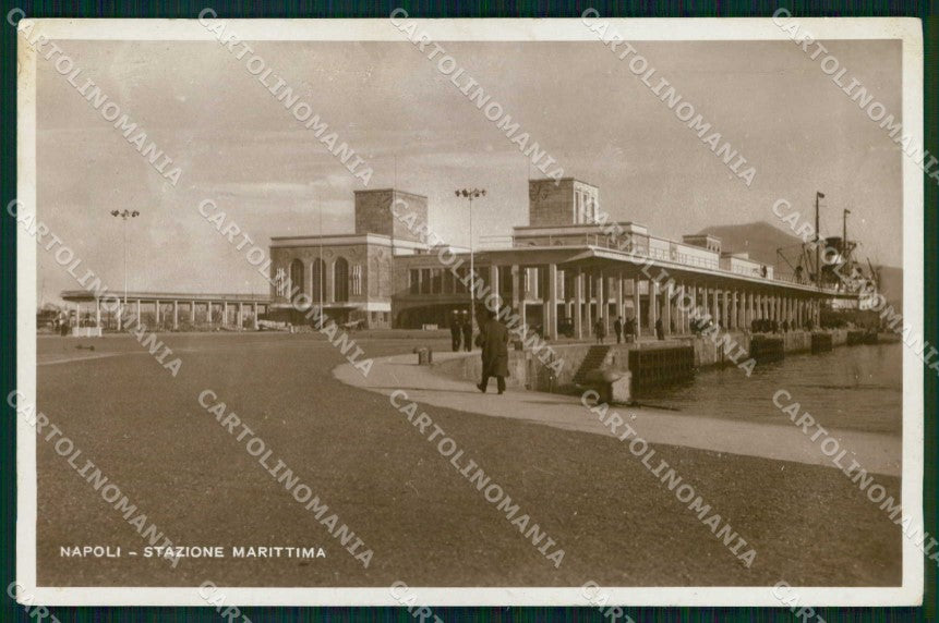 Napoli Città Stazione Marittima Foto cartolina MX6434 – fronte