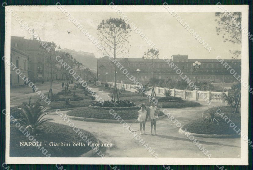 Napoli Città Giardini Litoranea Foto cartolina MX6435 – fronte