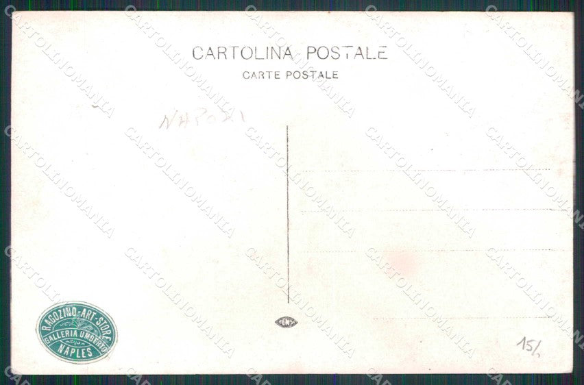 Napoli Città Mareggiata Ragozino Foto cartolina MX6440 – retro
