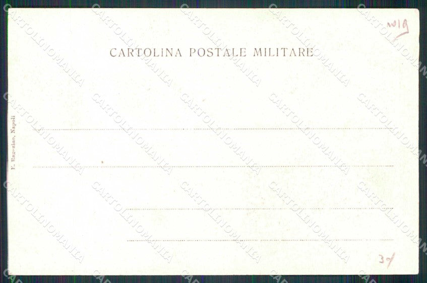 Napoli Città Comando Militare Permanente Nave Ragozino cartolina MX6484 – retro