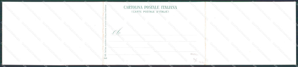 Napoli Città Veduta da Certosa San Martino Ragozino 3668 Tripla cartolina MX6508 – retro