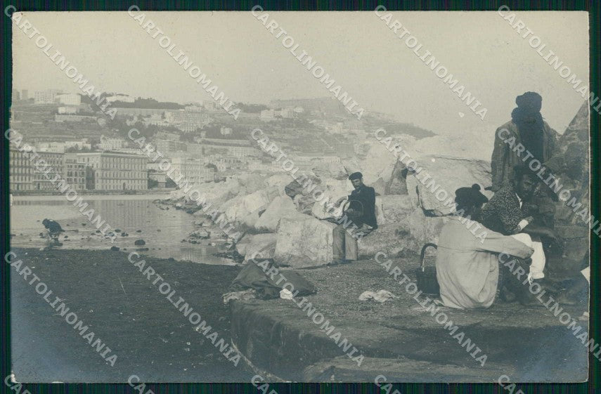 Napoli Città Via Caracciolo Mestieri Foto cartolina MX6510 – fronte