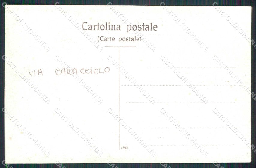 Napoli Città Via Caracciolo Mestieri Pescatori Foto cartolina MX6511 – retro