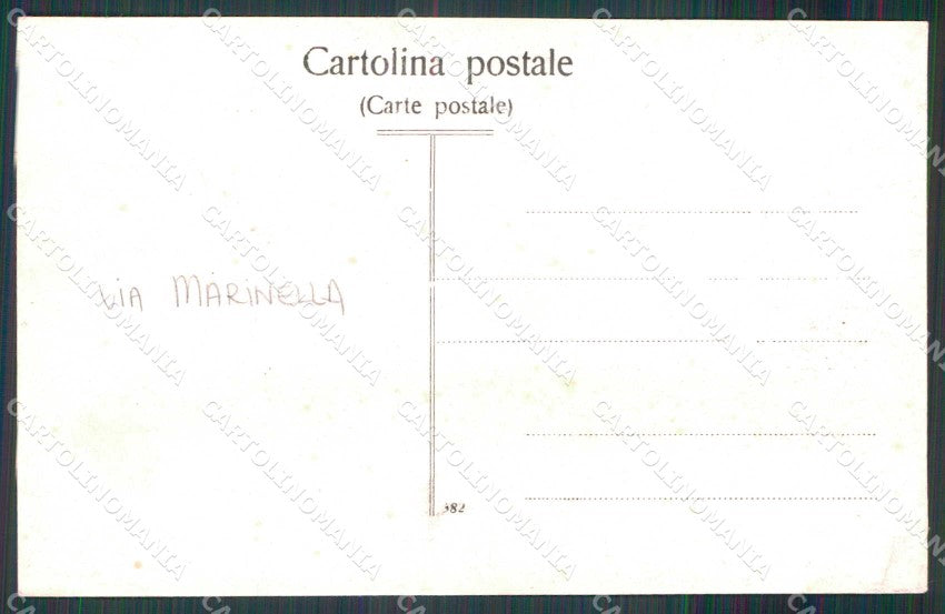 Napoli Città Via Marinella Bambini Foto cartolina MX6513 – retro