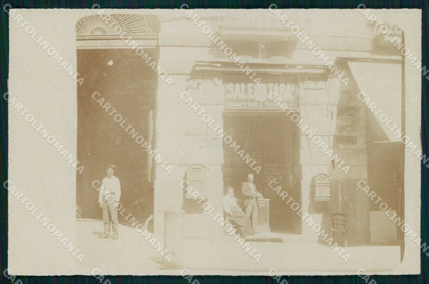 Napoli Città Negozio Sale Tabacchi Foto cartolina MX6520 – fronte