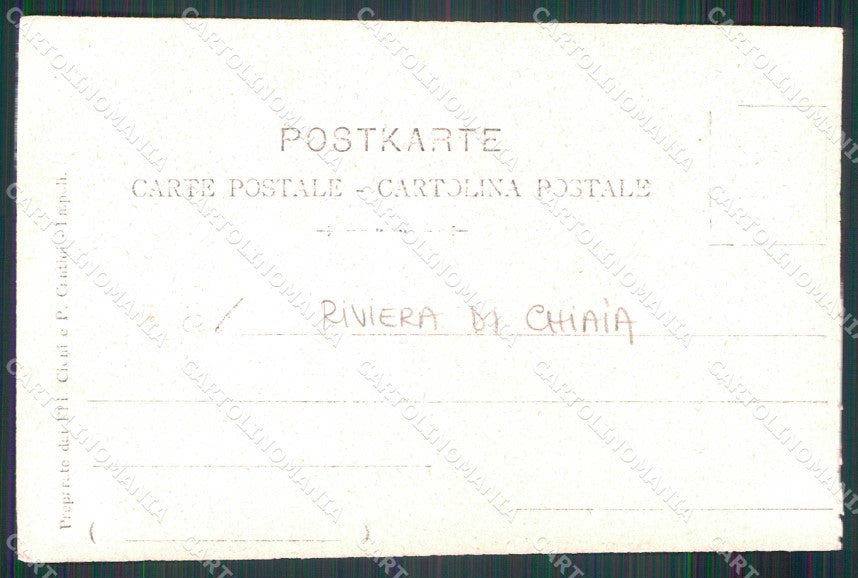 Napoli Città Riviera Chiaia Foto cartolina MX6521 – retro
