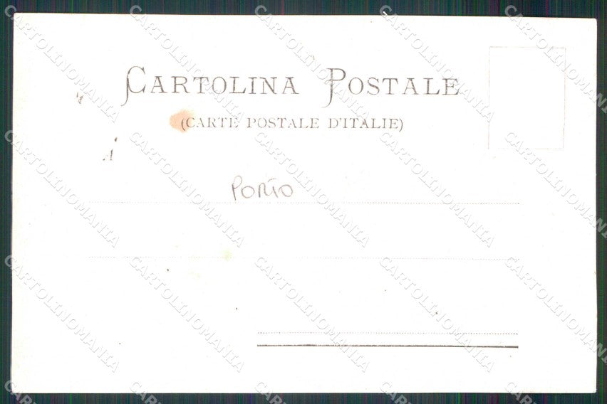 Napoli Città Porto Vesuvio Foto cartolina MX6528 – retro