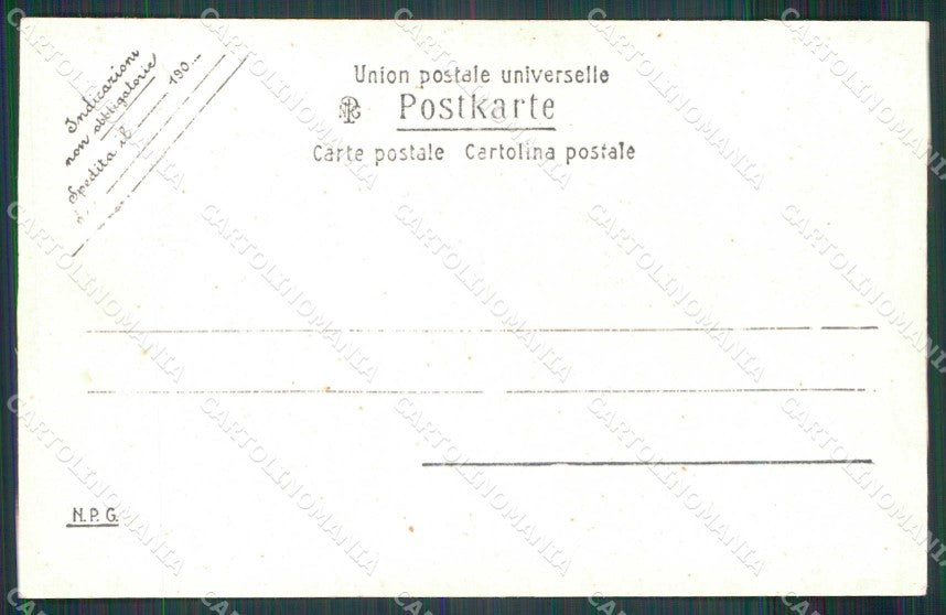 Napoli Città Uomini Cortile NPG Foto cartolina MX6536 – retro