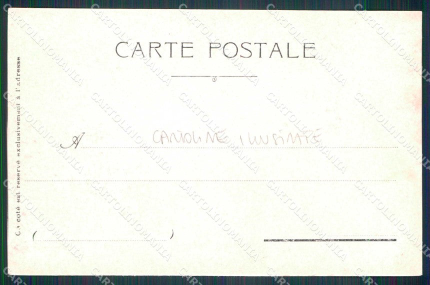Napoli Città Cartoline Illustrate Foto cartolina MX6537 – retro