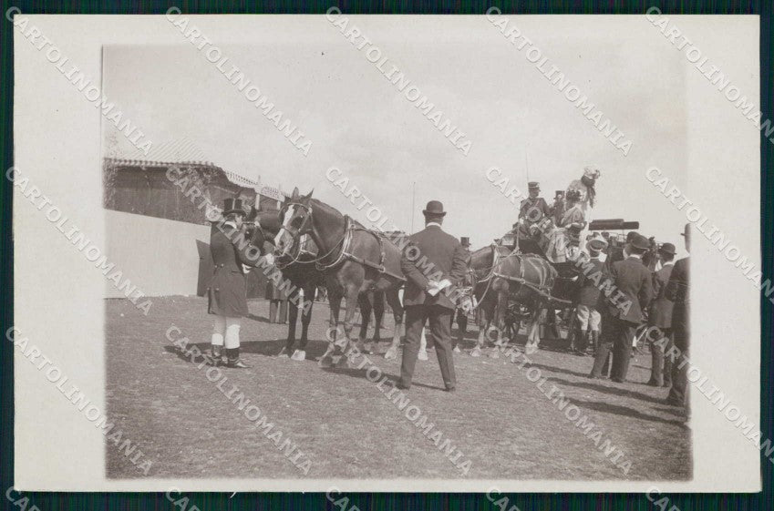 Napoli Città Corse Cavalli Campo Marte Foto cartolina MX6545 – fronte