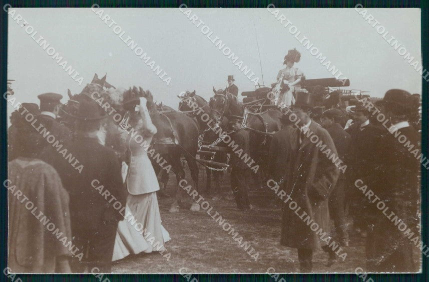 Napoli Città Corse Cavalli Campo Marte Foto cartolina MX6546 – fronte