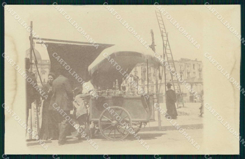 Napoli Città Mestieri Carretto Ambulante Foto cartolina MX6557 – fronte
