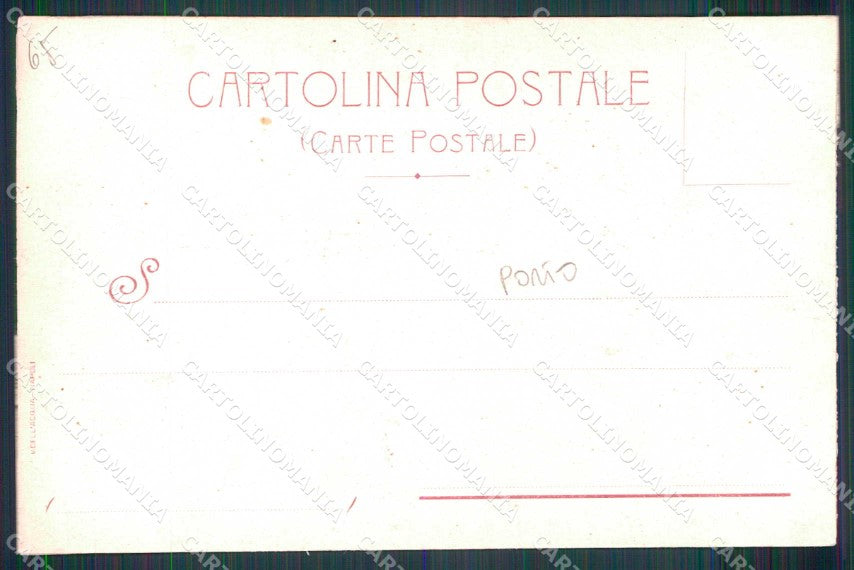 Napoli Città Porto con Barche Foto cartolina MX6570 – retro