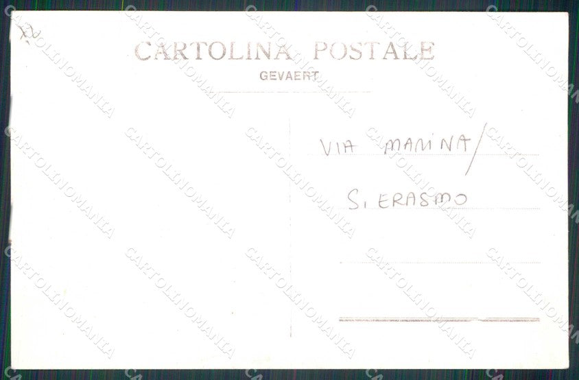 Napoli Città Via Marina Erasmo Foto cartolina MX6577 – retro