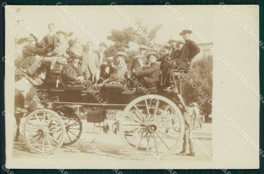 Napoli Città Passeggiata Carrozza Foto cartolina MX6591 – fronte