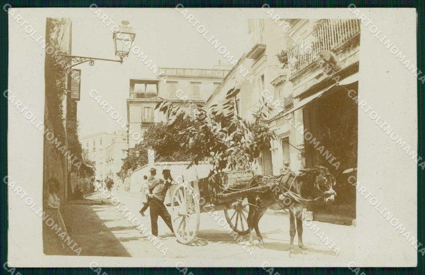 Napoli Città Costumi Carretto Foto cartolina MX6668 – fronte