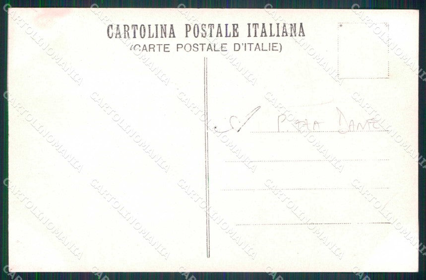 Napoli Città Piazza Dante Tipi Napoletani Foto cartolina MX6679 – retro