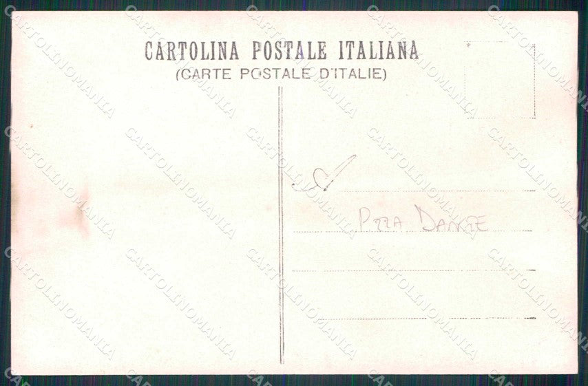 Napoli Città Piazza Dante Foto cartolina MX6688 – retro