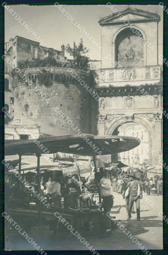 Napoli Città Porta Capuana Mercato NPG Foto cartolina MX6711 – fronte