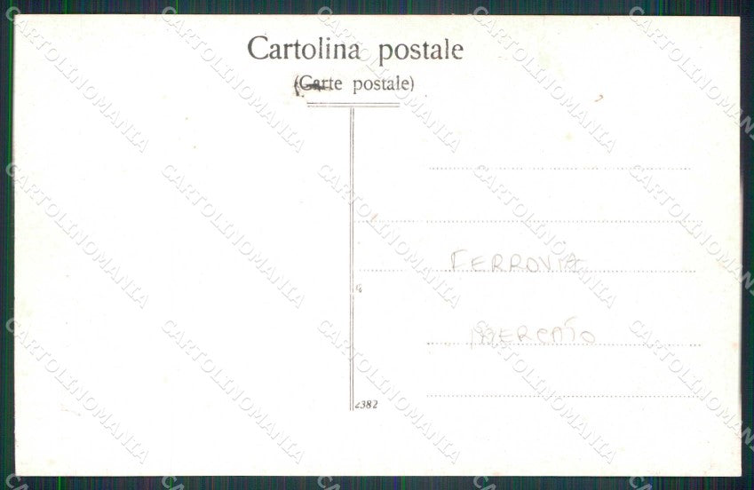 Napoli Città Ferrovia Treno Mercato Foto cartolina MX6757 – retro