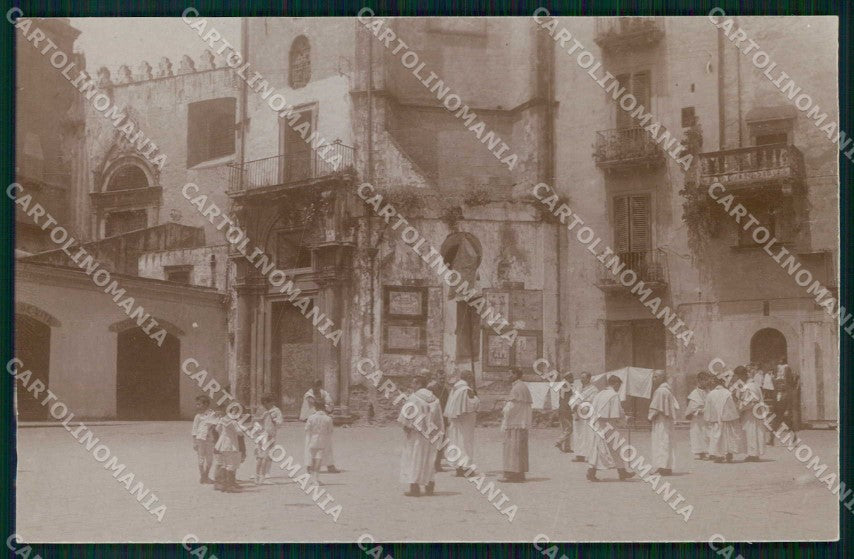 Napoli Città San Domenico Maggiore Preti Foto cartolina MX6763 – fronte
