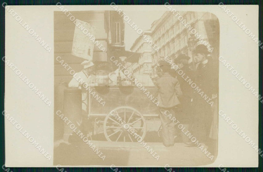 Napoli Città Mestieri Carretto Cibo Foto cartolina MX6777 – fronte