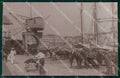 Napoli Porto Scarico Treno Barche Immacolatella Nuova Foto cartolina MX6780 – fronte