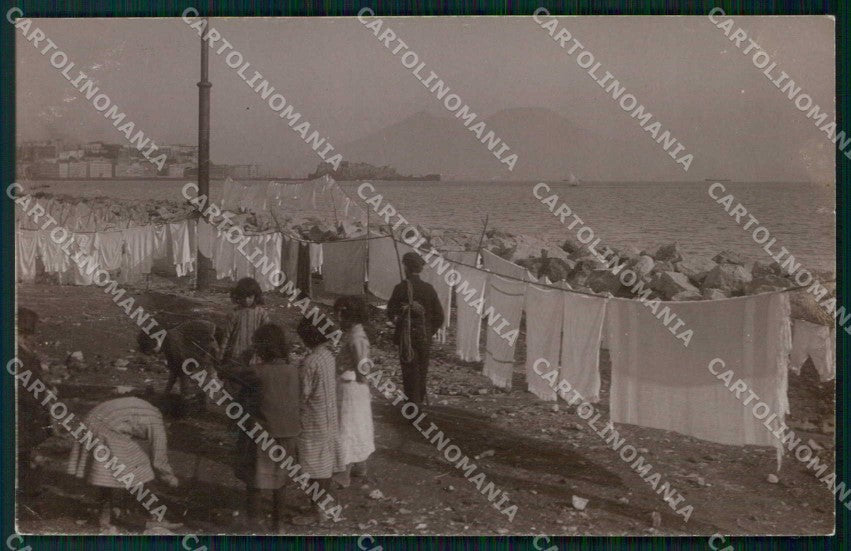Napoli Città Mergellina Bambini Foto cartolina MX6781 – fronte