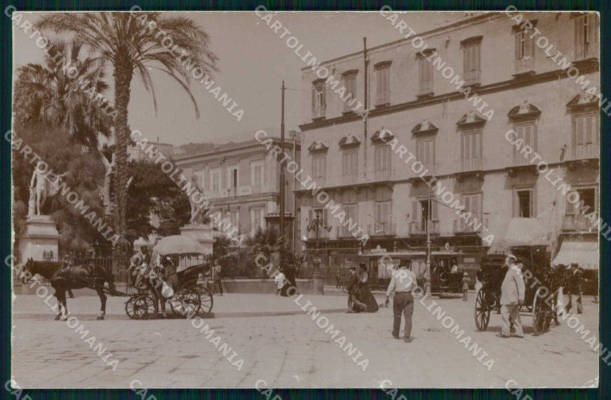 Napoli Città Piazza Vittoria Tram Foto cartolina MX6784 – fronte