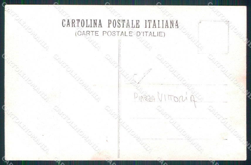 Napoli Città Piazza Vittoria Tram Foto cartolina MX6784 – retro