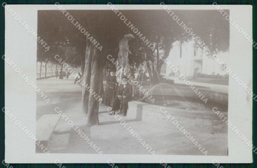 Napoli Città Chiaia Villa Comunale Fontana Foto cartolina MX6786 – fronte