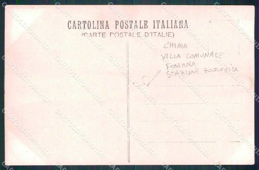 Napoli Città Chiaia Villa Comunale Fontana Foto cartolina MX6786 – retro