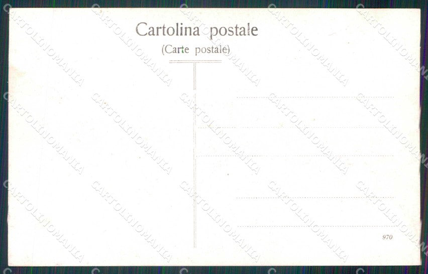 Napoli Spiaggia Marinella Campanile Carmine Pescatori Foto cartolina MX6789 – retro
