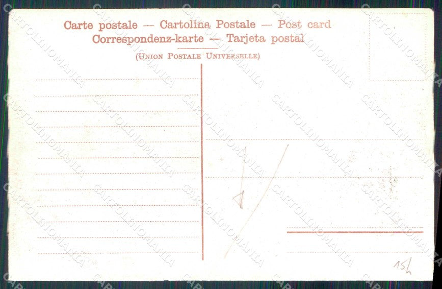 Napoli Città Costumi Mangia Maccheroni Richter 142 PIEGA cartolina MX6818 – retro