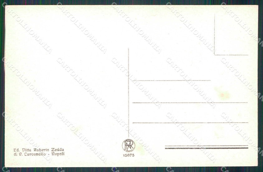 Napoli Città Mergellina Barche Peschereccie Mestieri cartolina MX6824 – retro