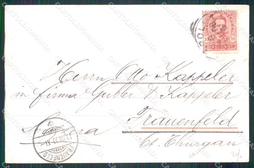 Napoli Città Mestieri Pescatori Richter 255 cartolina MX6826 – retro