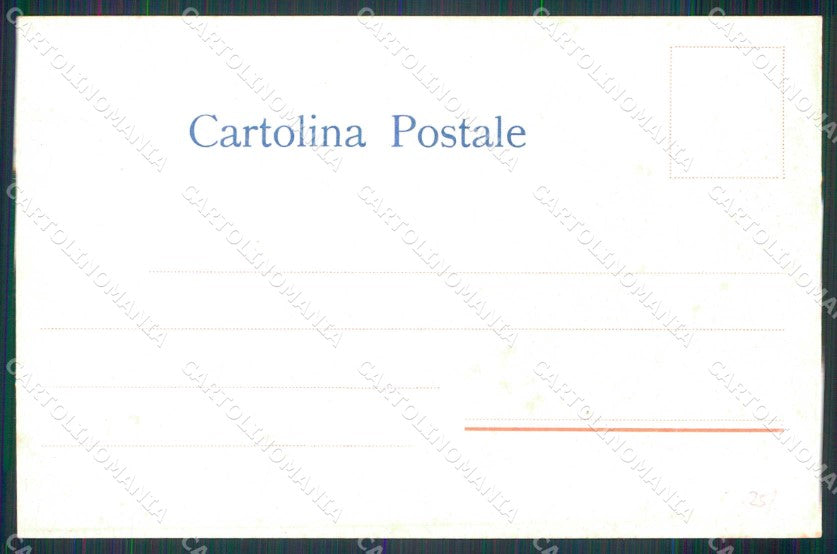 Napoli Città Mestieri Pescatori Richter 255 cartolina MX6837 – retro