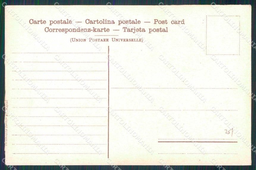 Napoli Città Costumi Mangia Maccheroni Richter 142 cartolina MX6856 – retro