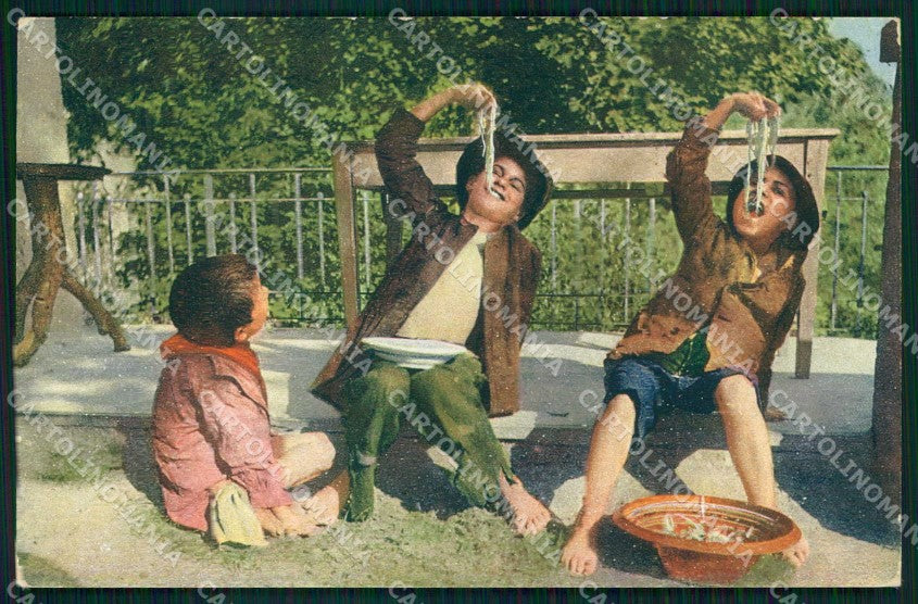 Napoli Città Costumi Buon Appetito Bender 5734 cartolina MX6893 – fronte